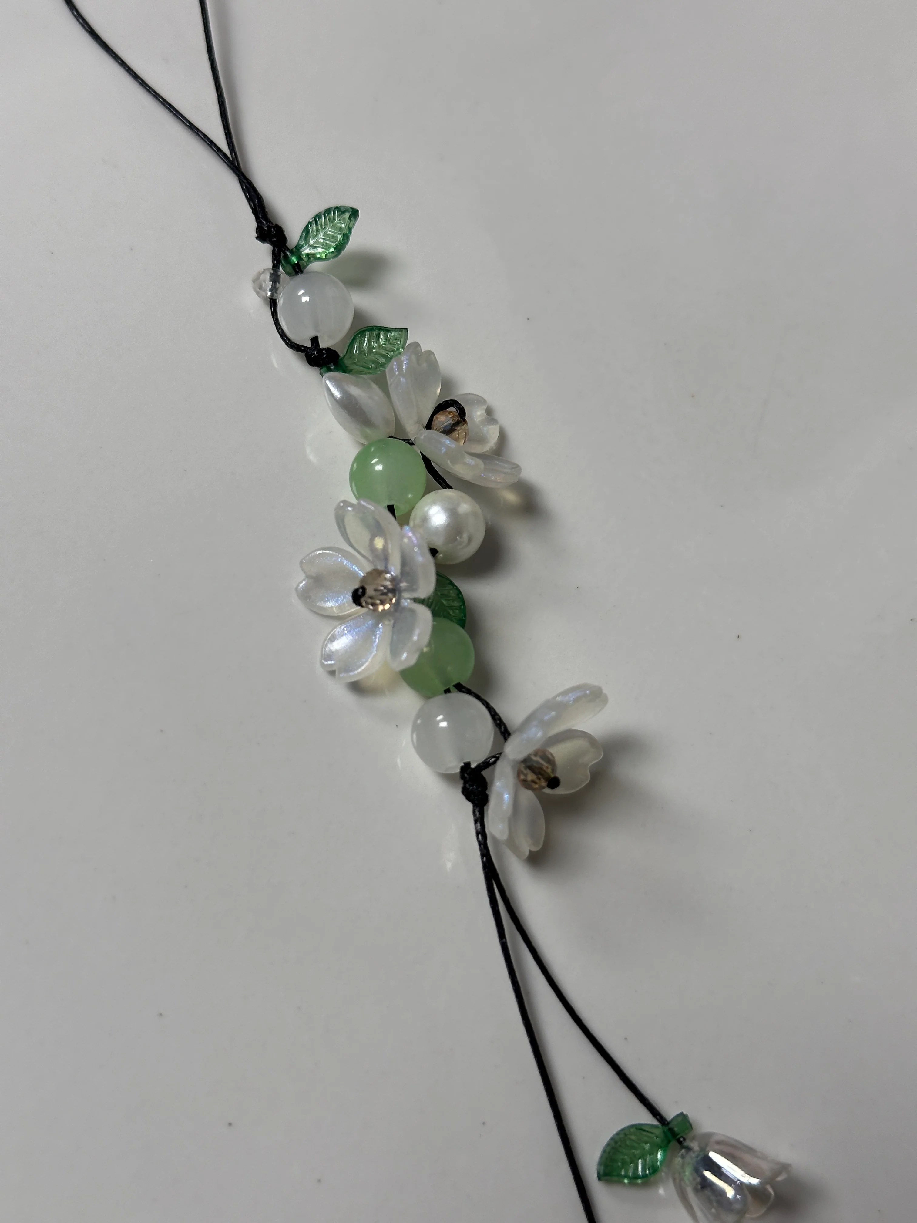 Flower phone charm