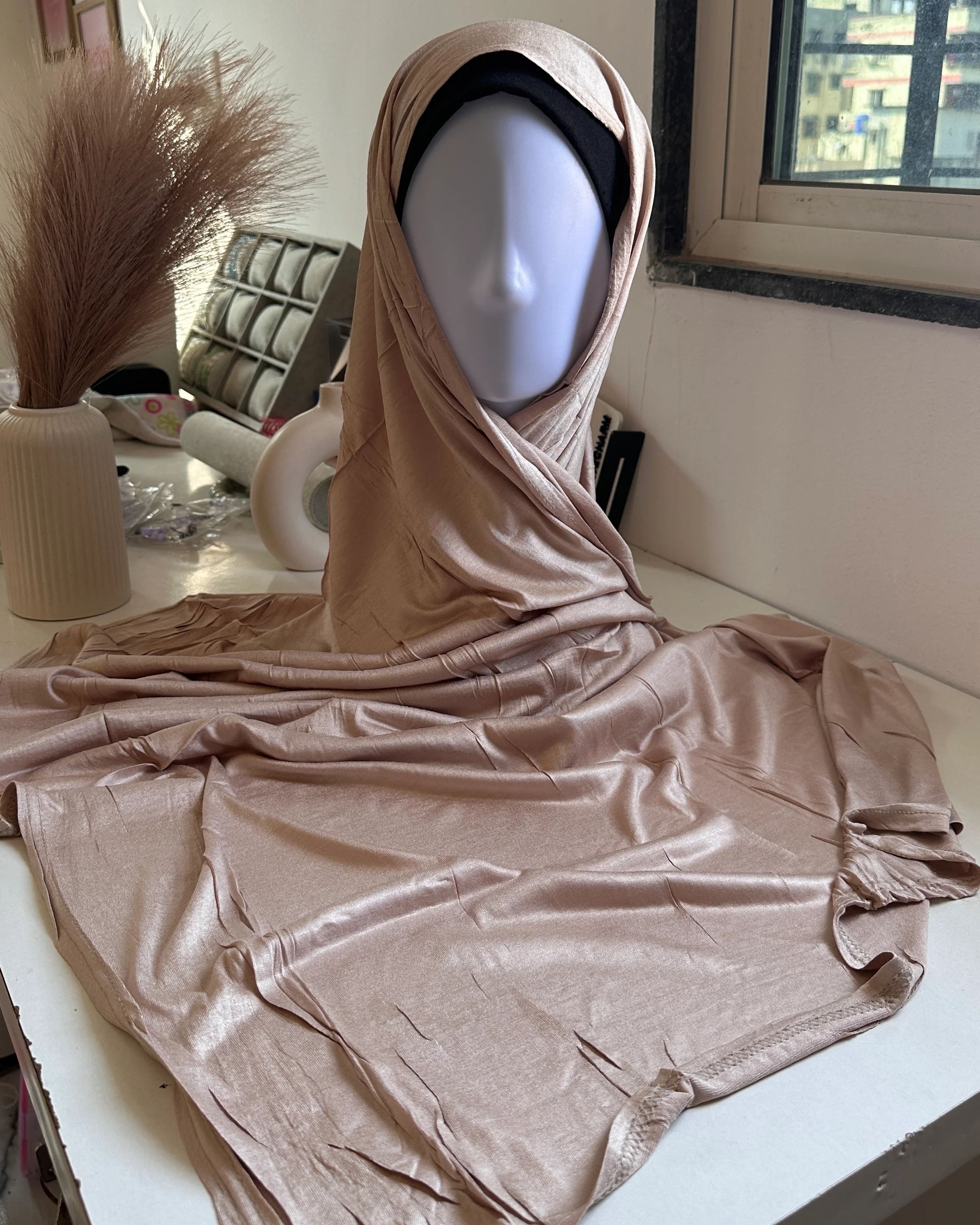 Jersey Hijab - Solid Soft Fabric - Image 10