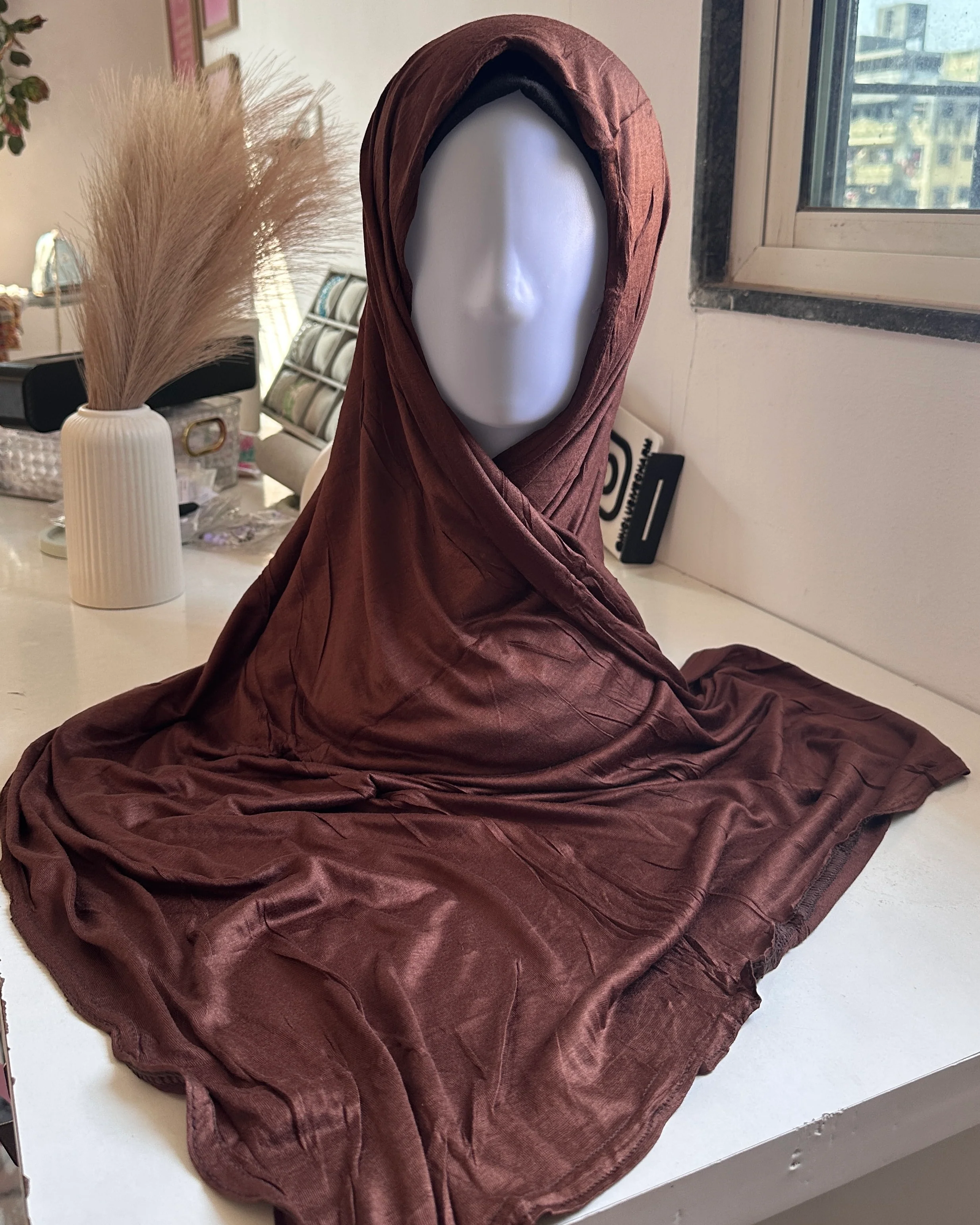 Jersey Hijab - Solid Soft Fabric - Image 19
