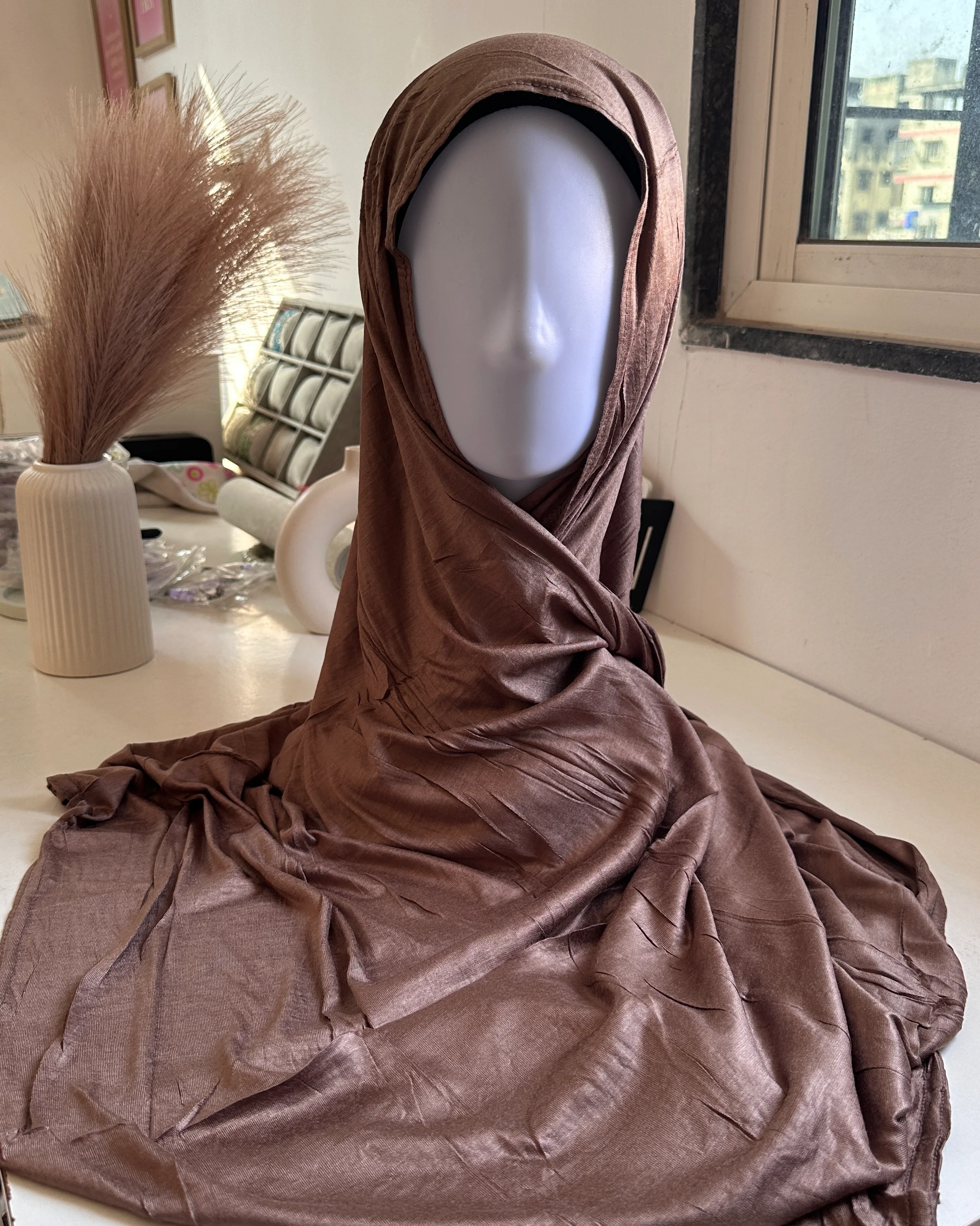 Jersey Hijab - Solid Soft Fabric - Image 6