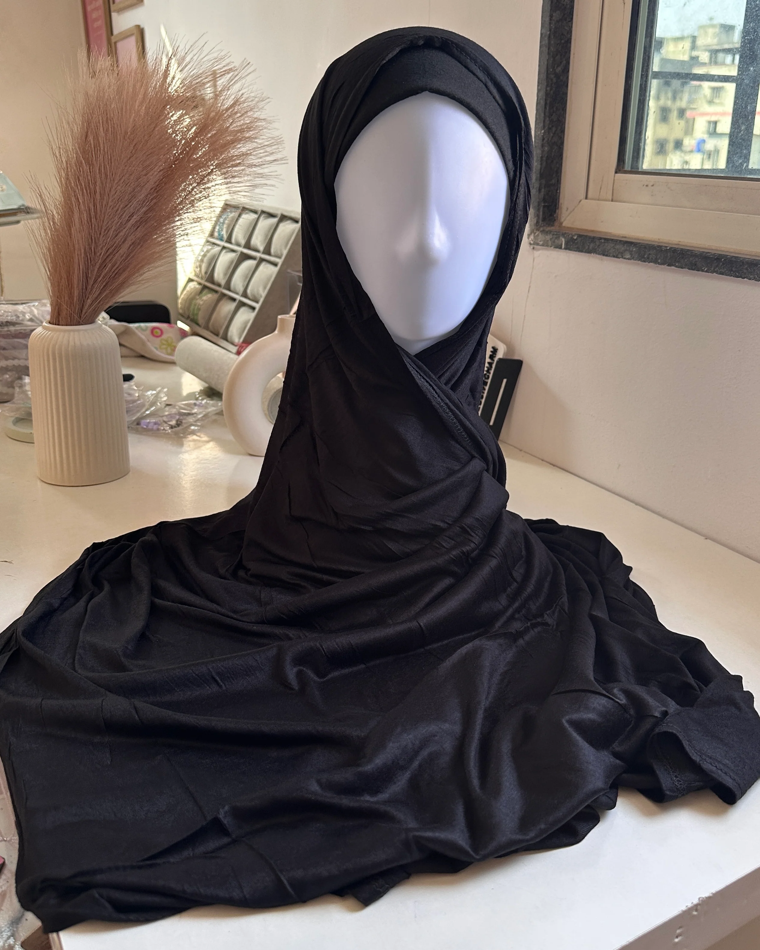 Jersey Hijab - Solid Soft Fabric - Image 8