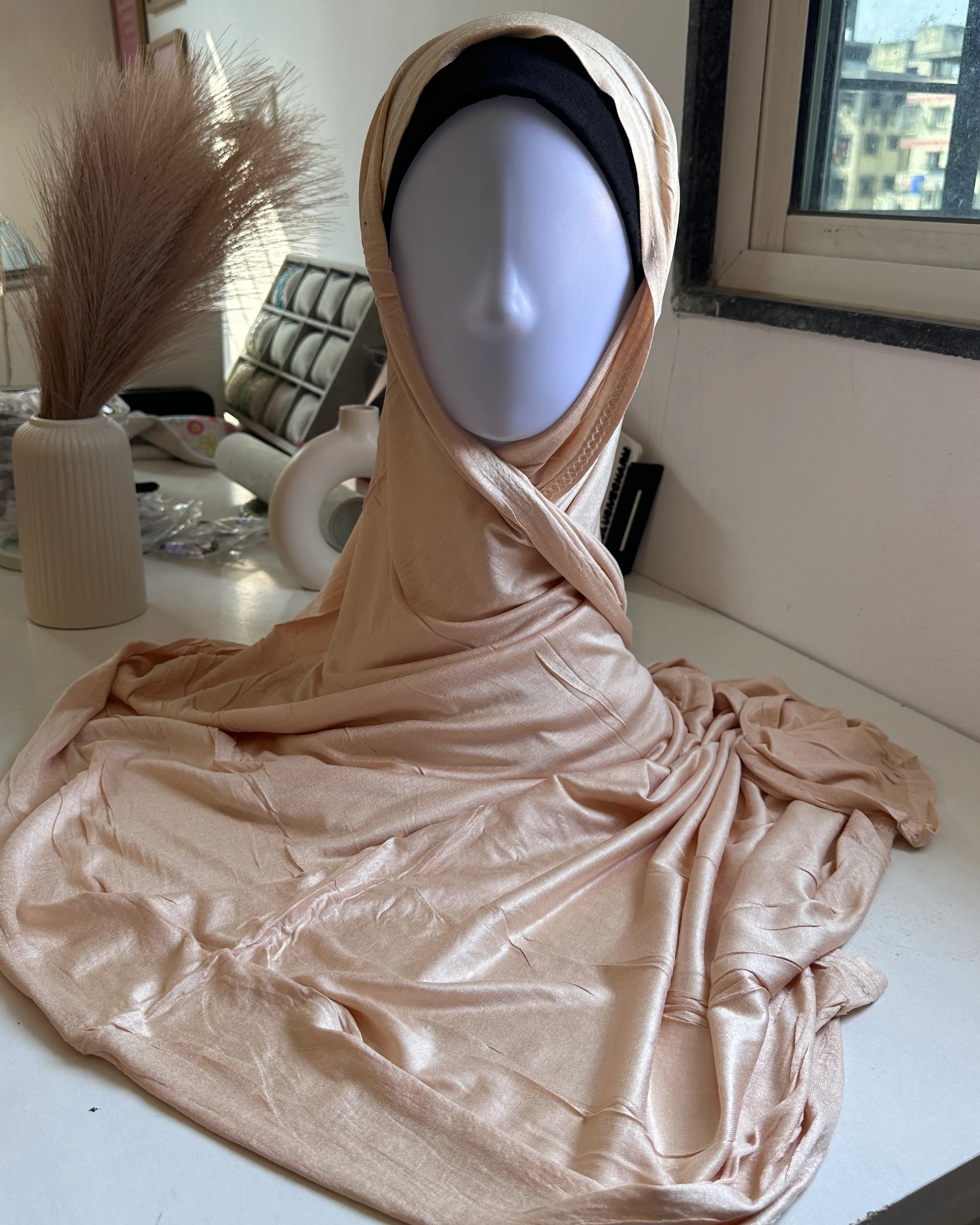 Jersey Hijab - Solid Soft Fabric - Image 9