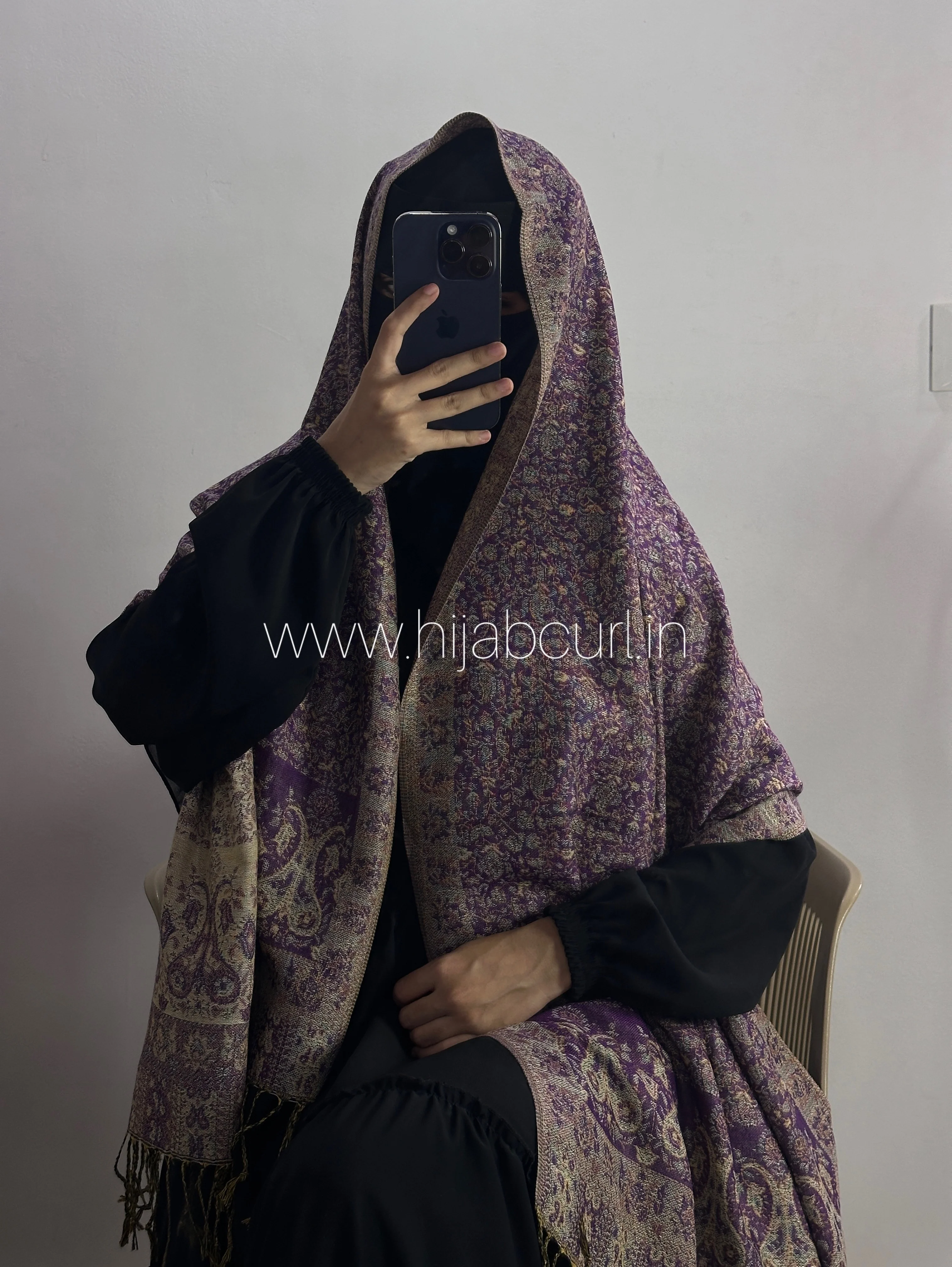 Luxury pashmina shawl - Image 3