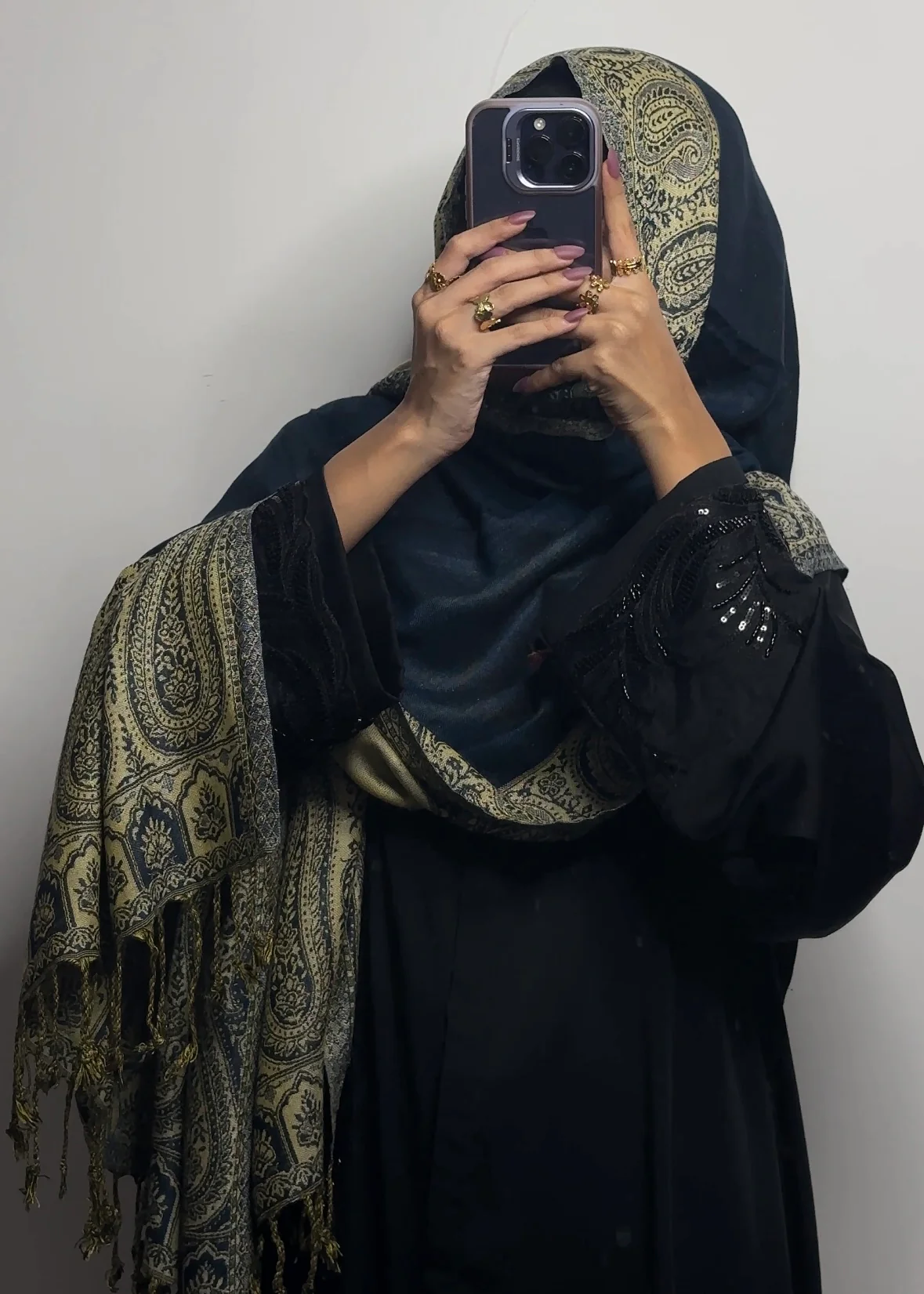 Luxury pashmina shawl