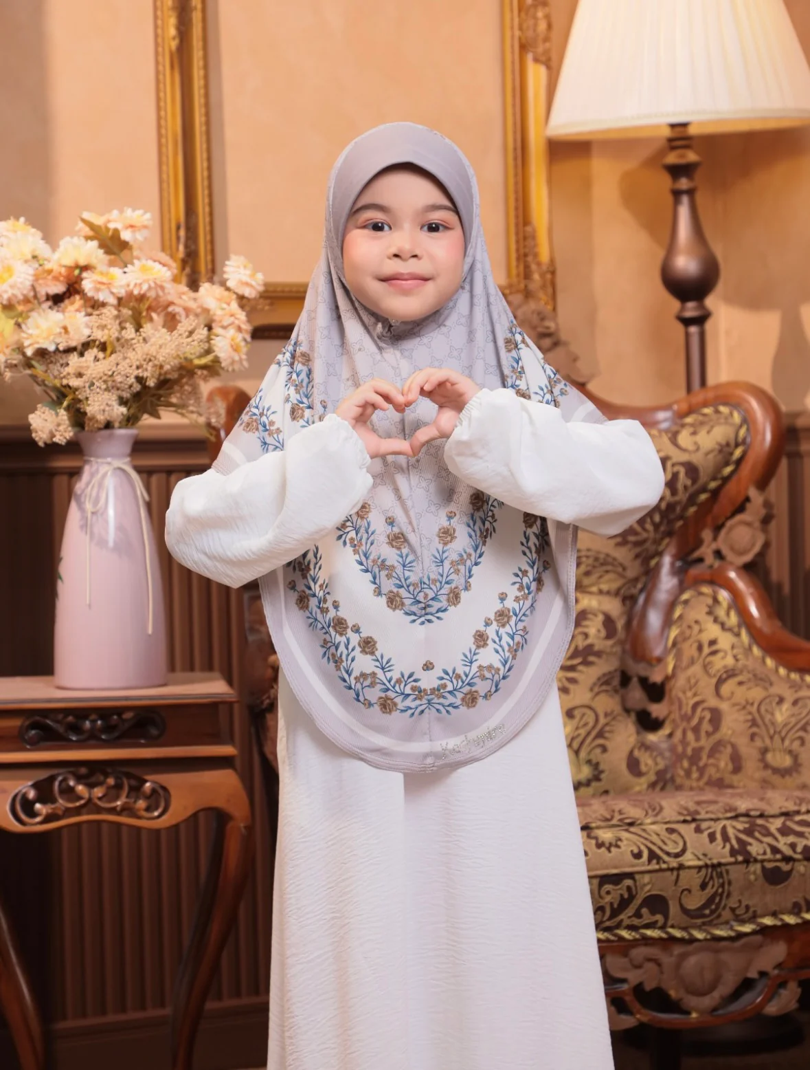 Malaysian Instant Hijab - Kids Size - Image 4