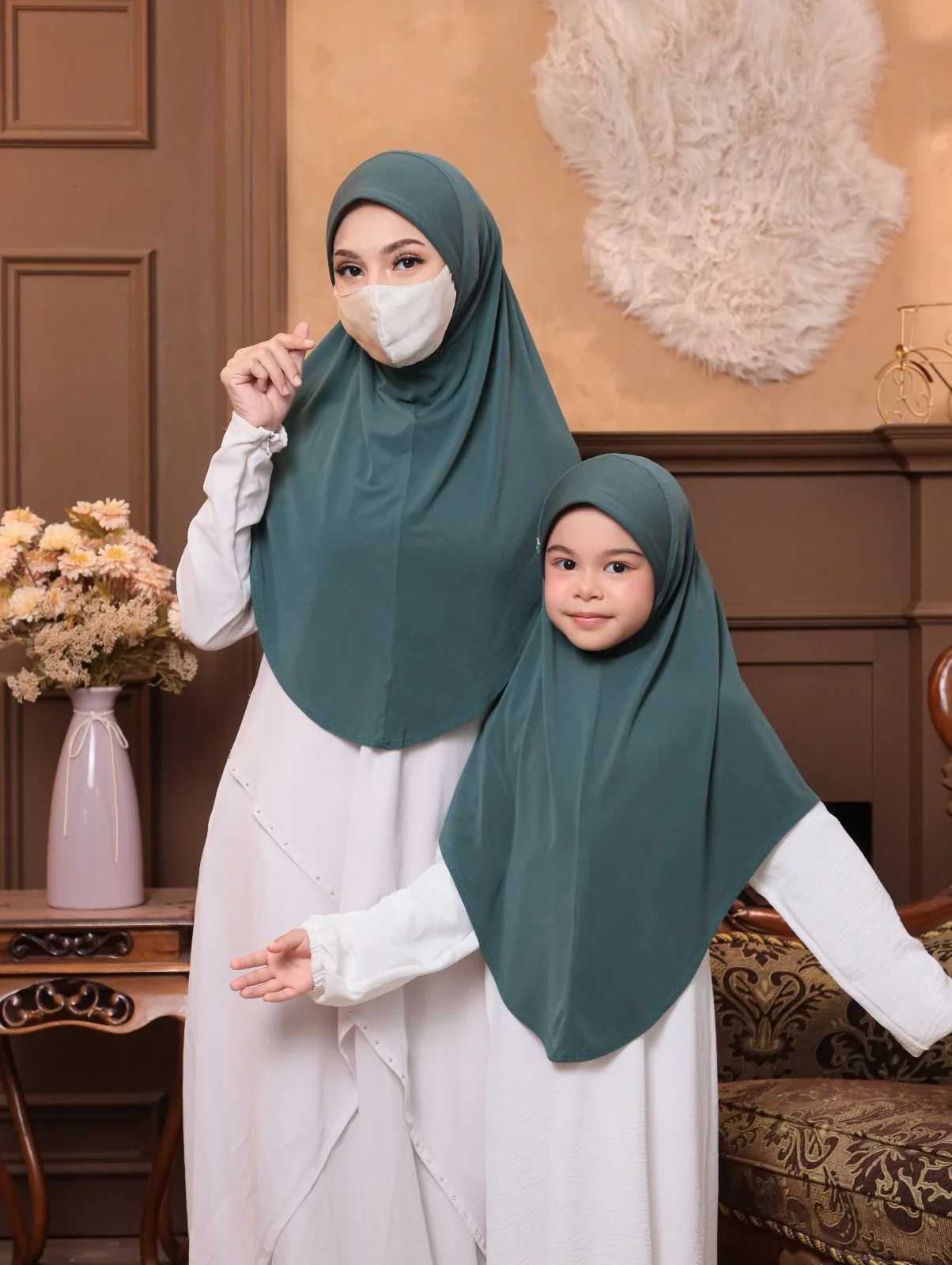 Malaysian Instant Hijab - Ribbed Jersey Fabric - Image 10