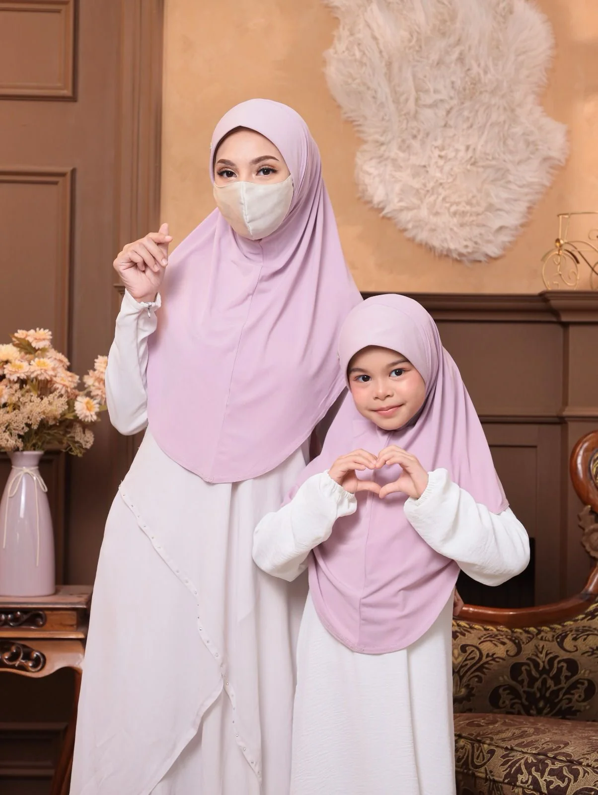 Malaysian Instant Hijab - Ribbed Jersey Fabric - Image 11
