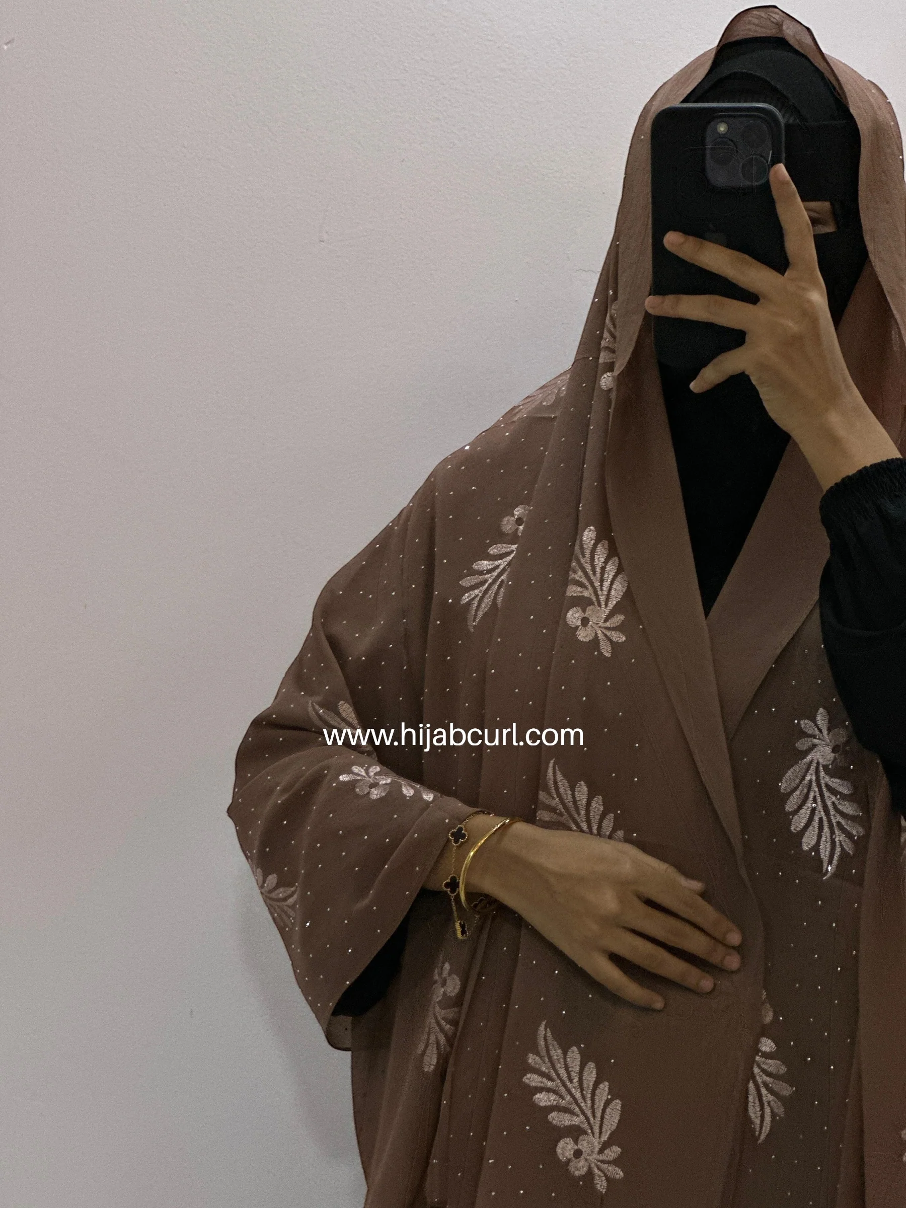 Premium Chiffon Embroidered Hijab - Image 23