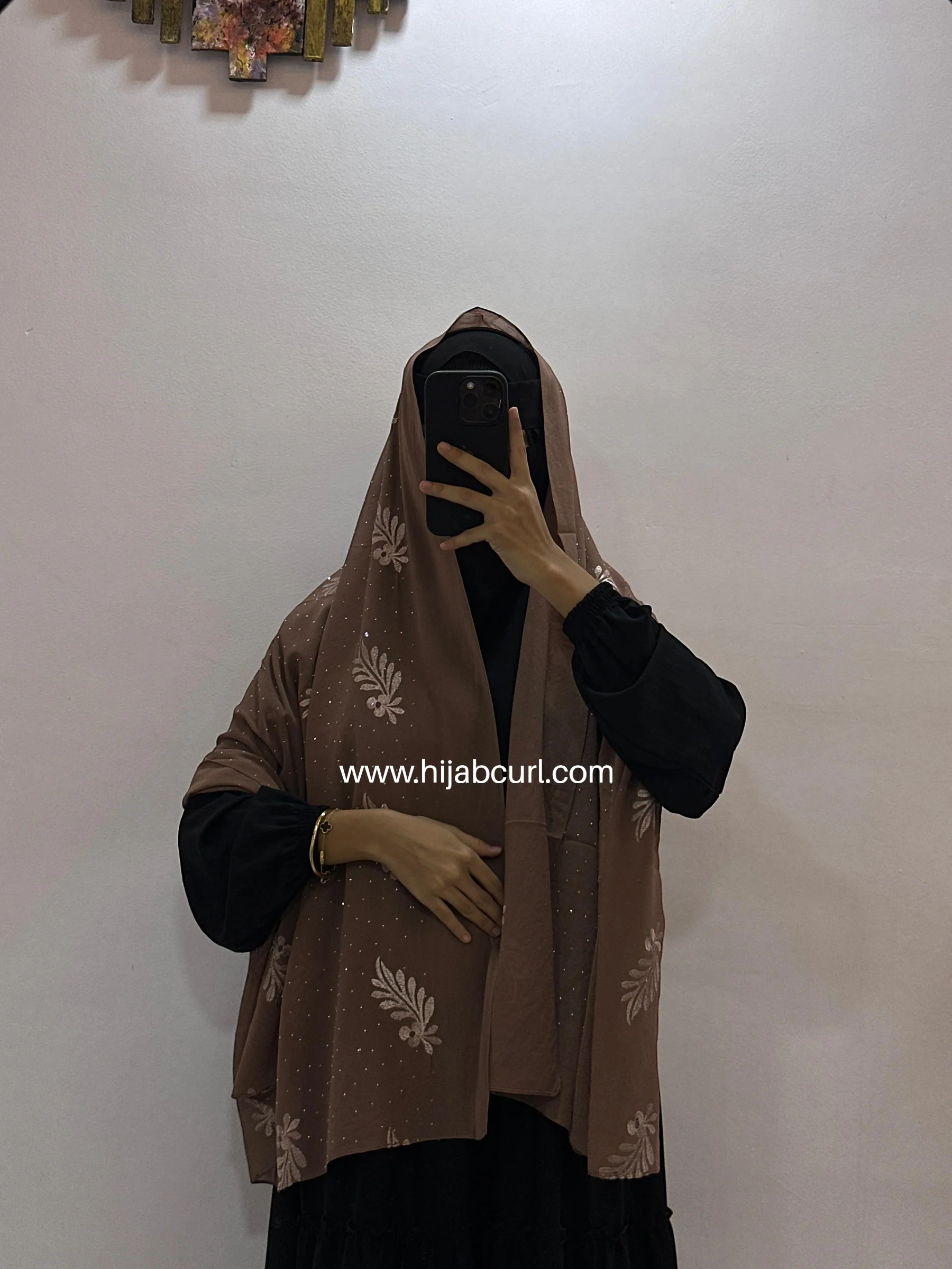 Premium Chiffon Embroidered Hijab - Image 25