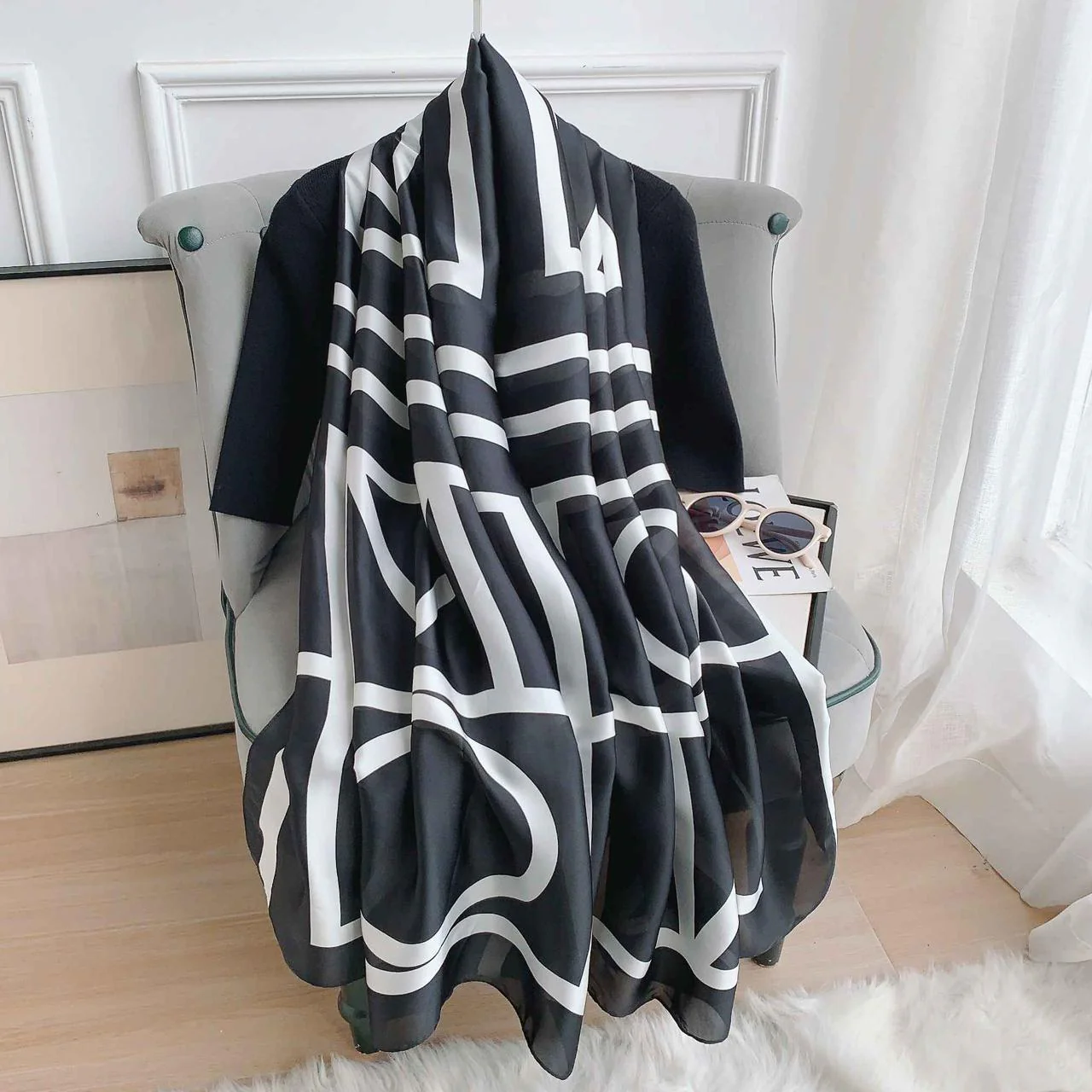 Silk Printed Scarf