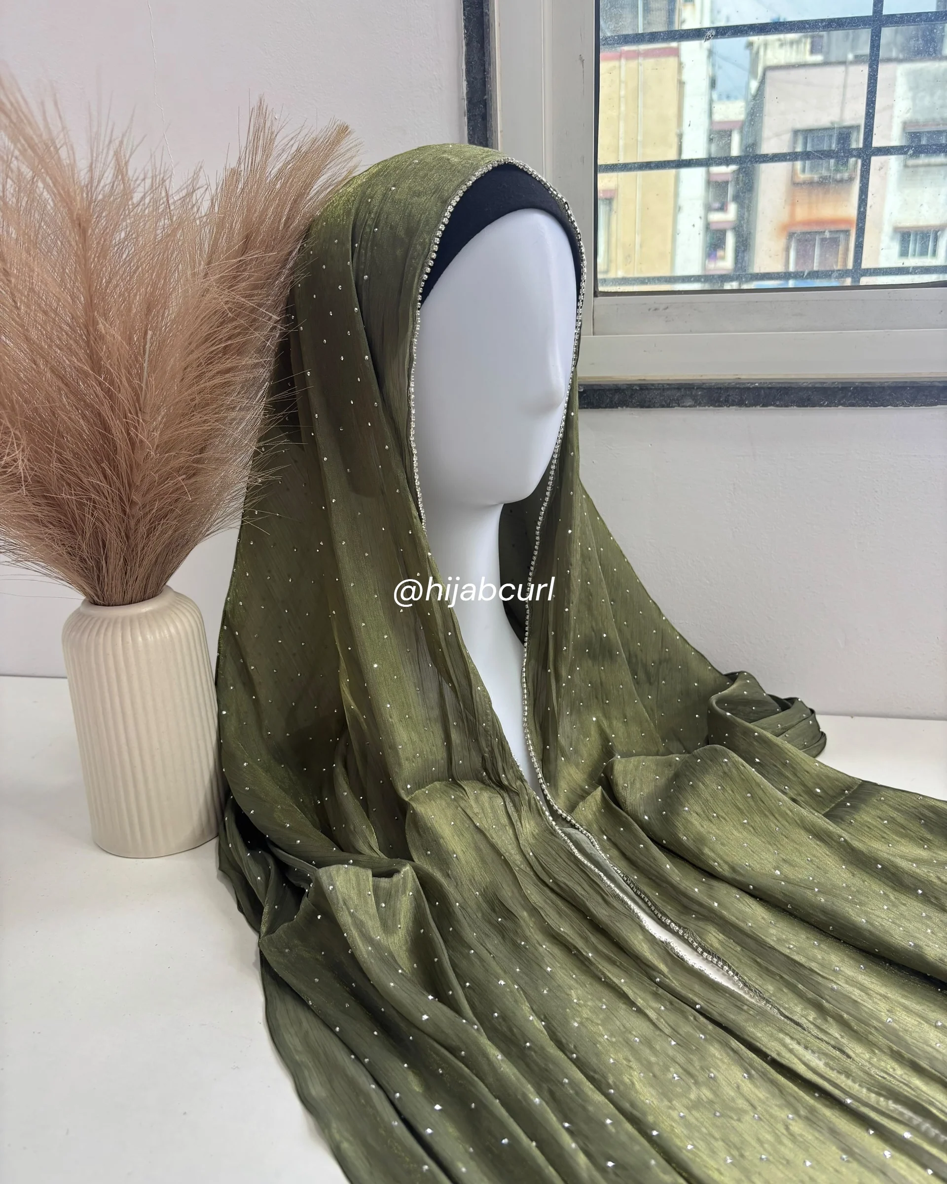 Silk Tissue Organza Hijab - Image 24