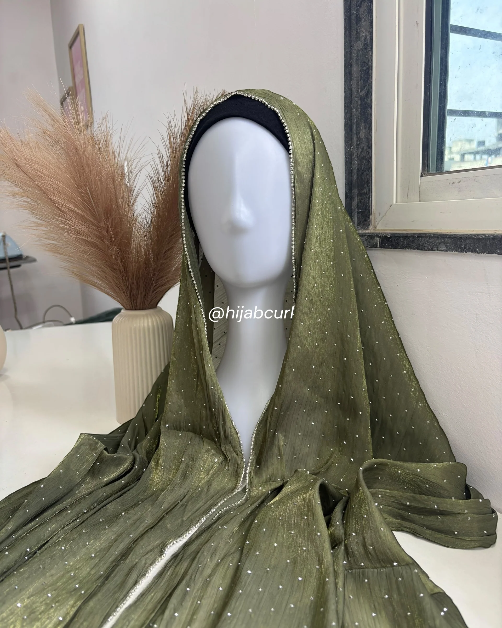 Silk Tissue Organza Hijab - Image 25