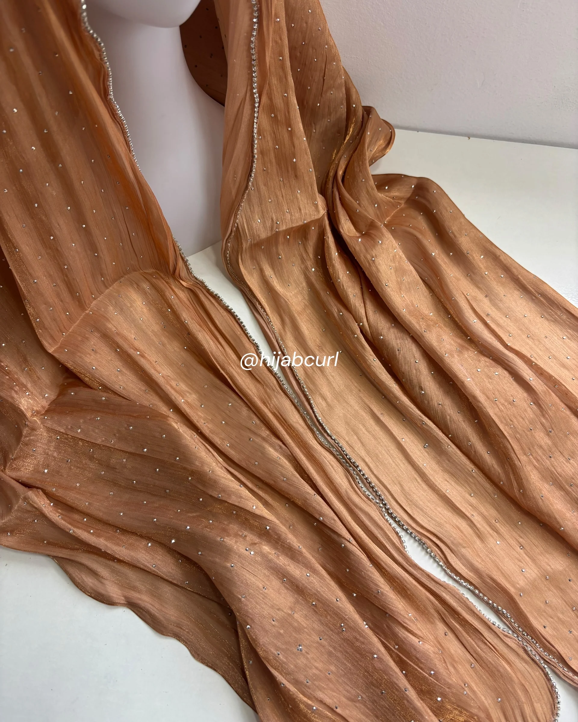 Silk Tissue Organza Hijab - Image 28