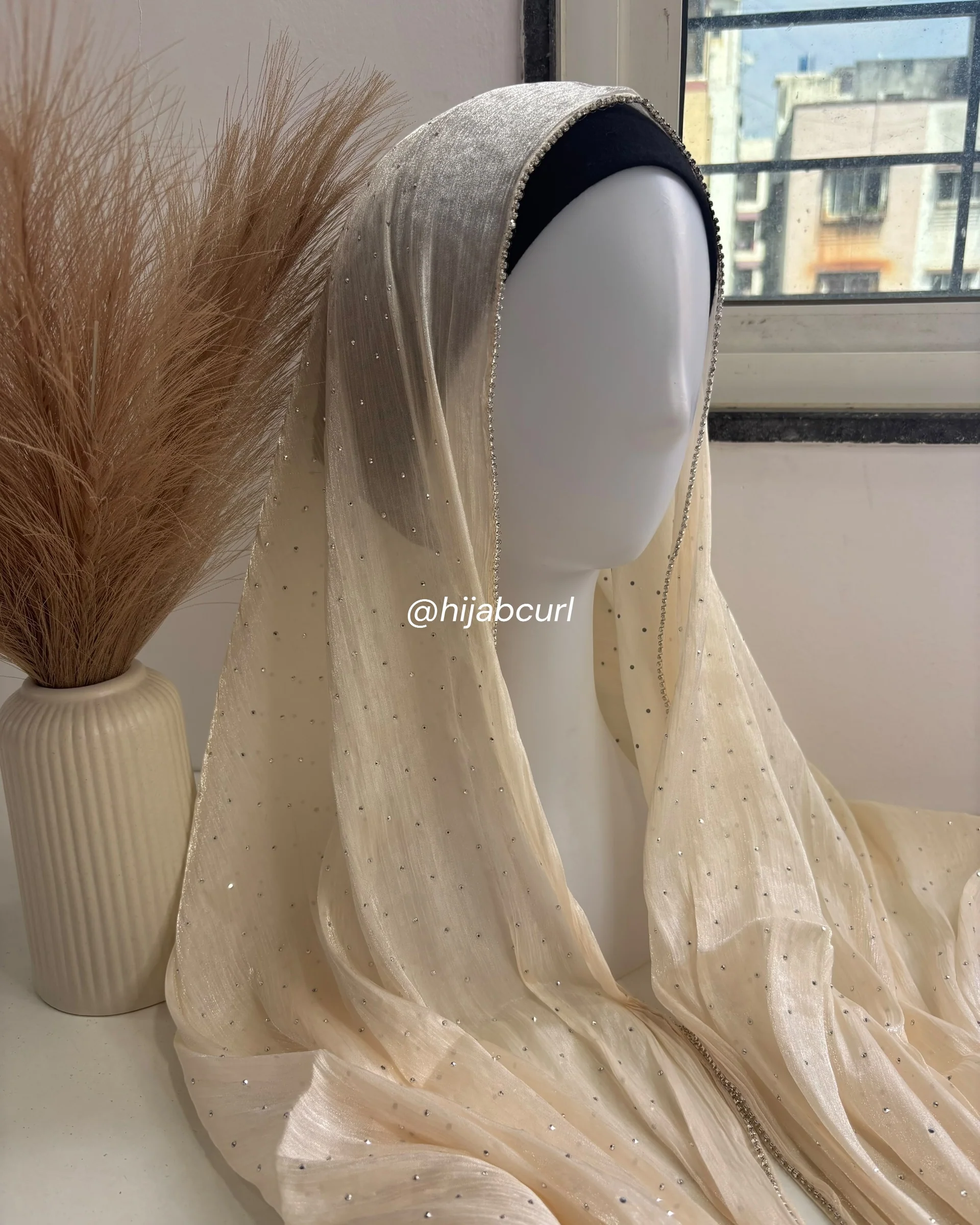 Silk Tissue Organza Hijab - Image 34