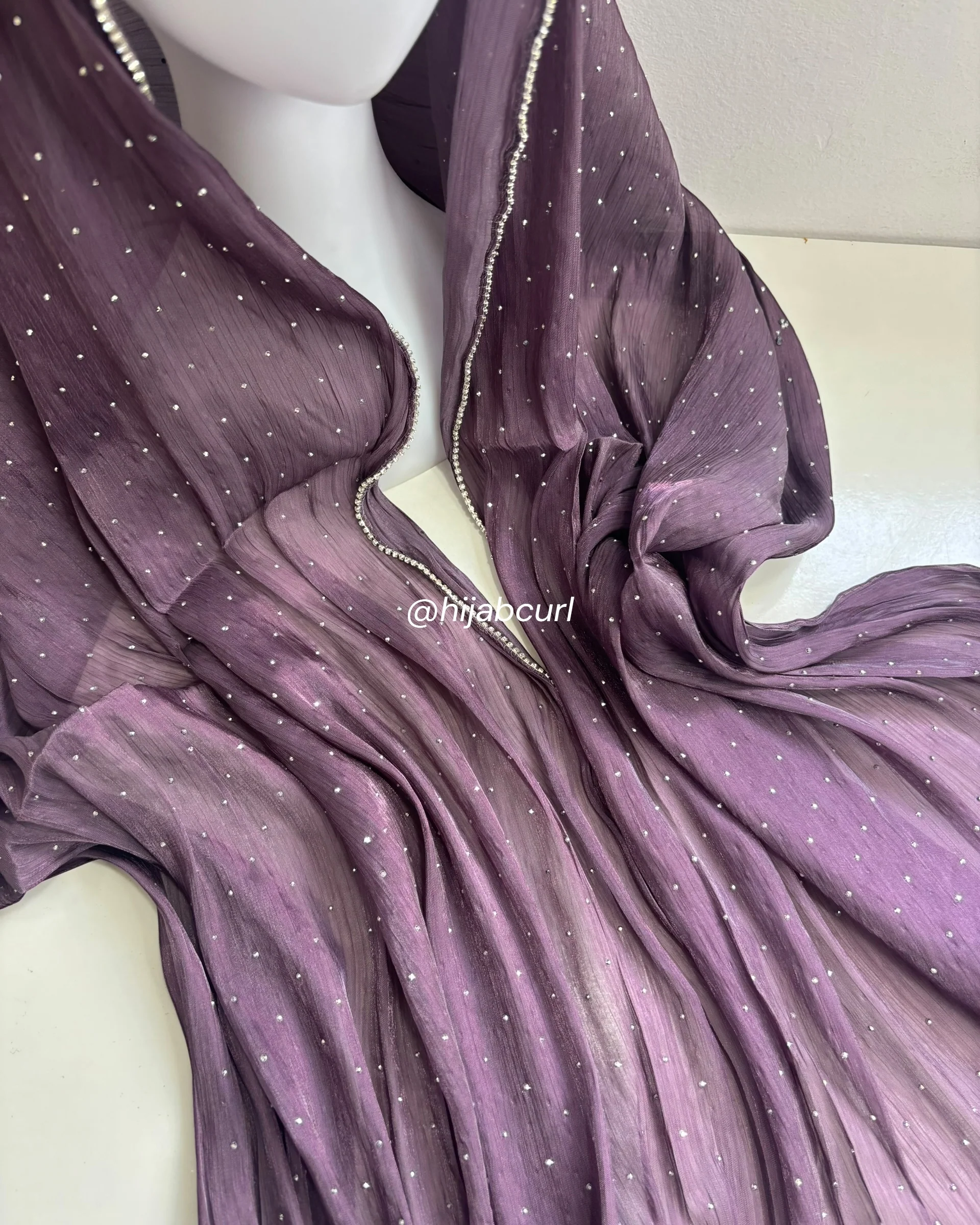 Silk Tissue Organza Hijab - Image 37