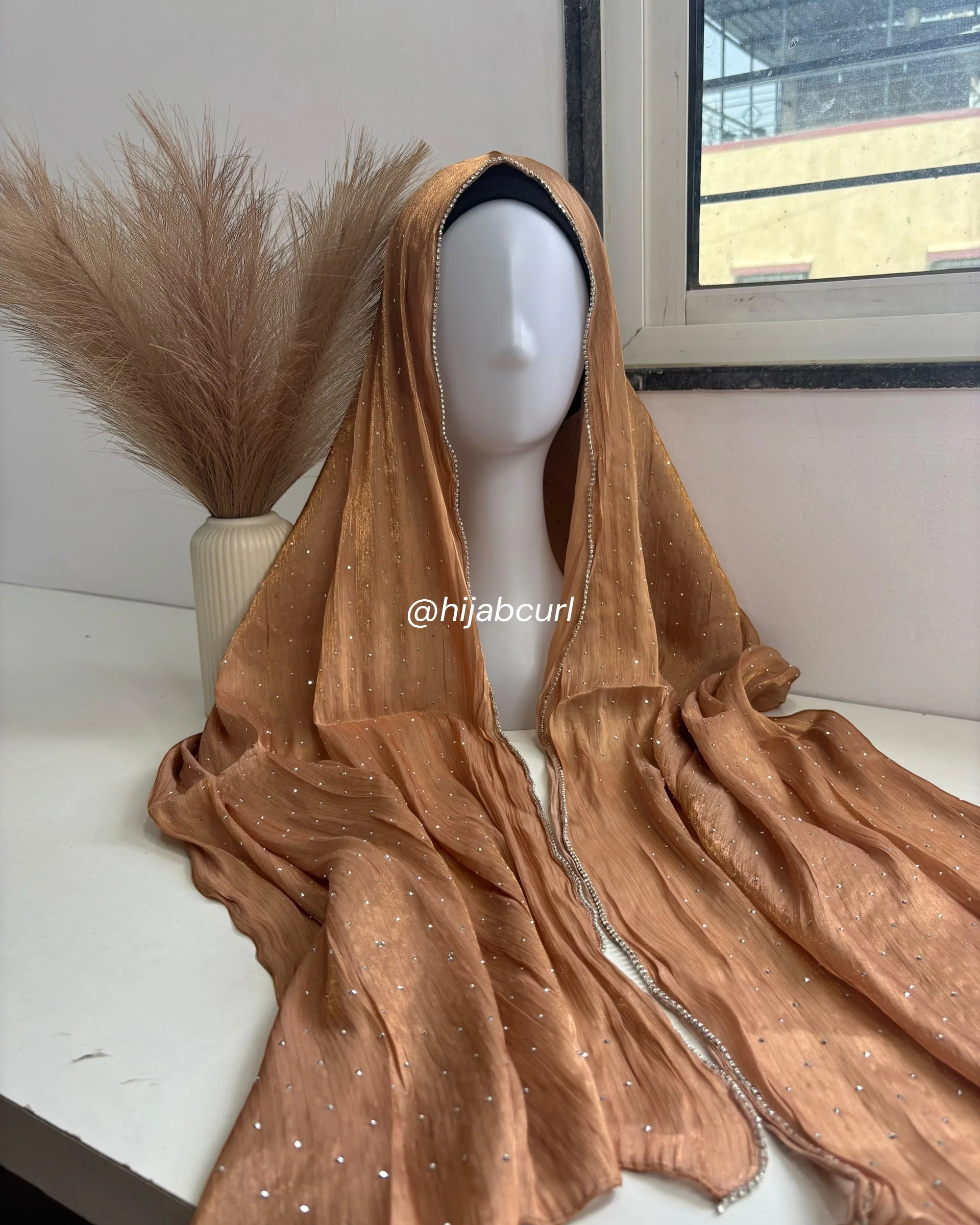 Silk Tissue Organza Hijab - Image 5