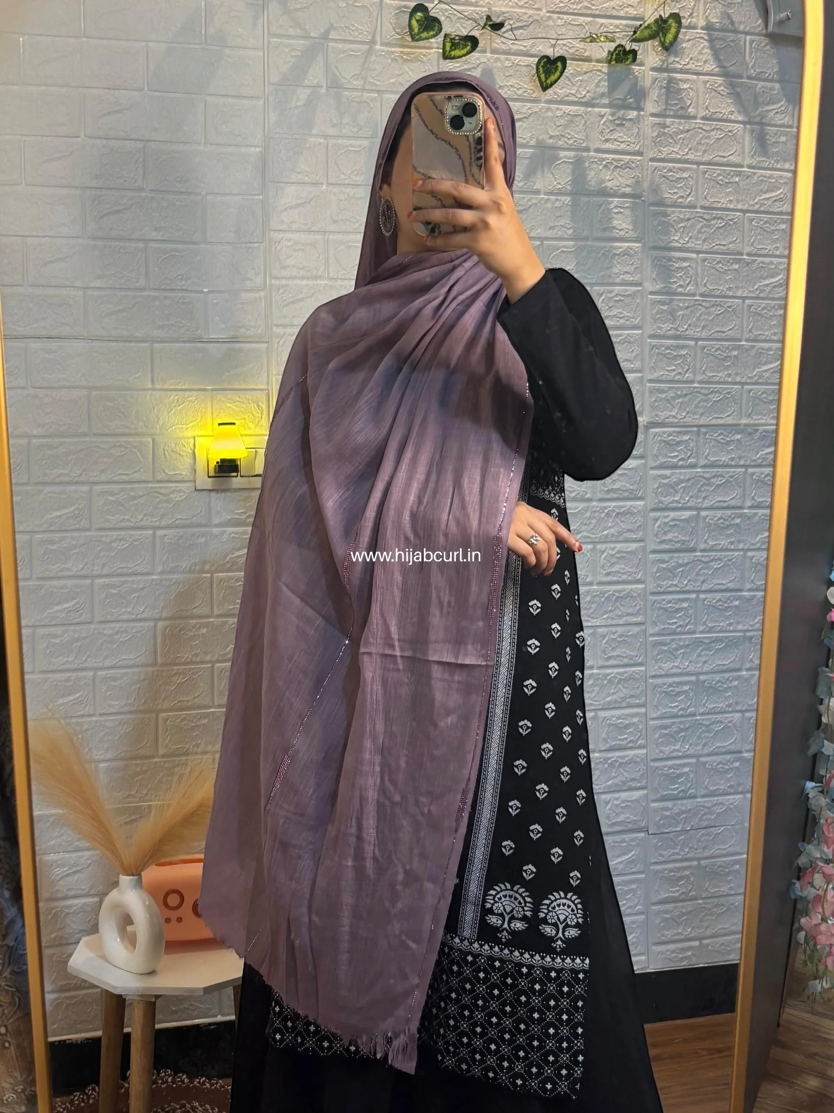 Premium Cotton Stone Hijab - Image 4
